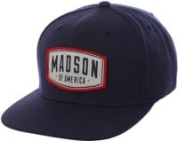 MADSON Gas Station Snapback Hat - navy