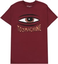 Toy Machine Eye Machine T-Shirt - maroon