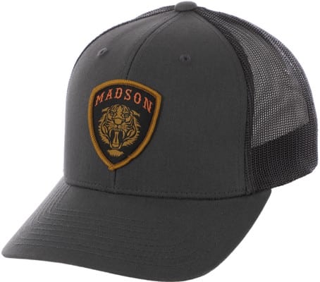 MADSON Tiger Shield Rounded Trucker Hat - grey - view large