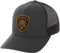 MADSON Tiger Shield Rounded Trucker Hat - grey