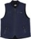 Creature Bonehead Flame Work Vest Jacket - indigo