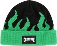 Creature Relic Long Shoreman Beanie - black/green