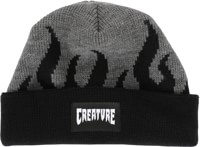 Creature Relic Long Shoreman Beanie - charcoal/black