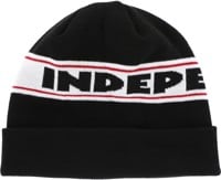 Independent Bar Logo Beanie - black
