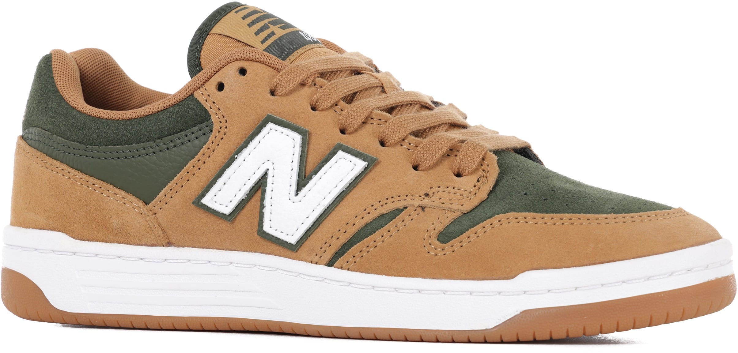 New Balance Numeric 480 Skate Shoes - tan/green | Tactics