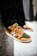 New Balance Numeric 480 Skate Shoes - tan/green - lifestyle 1