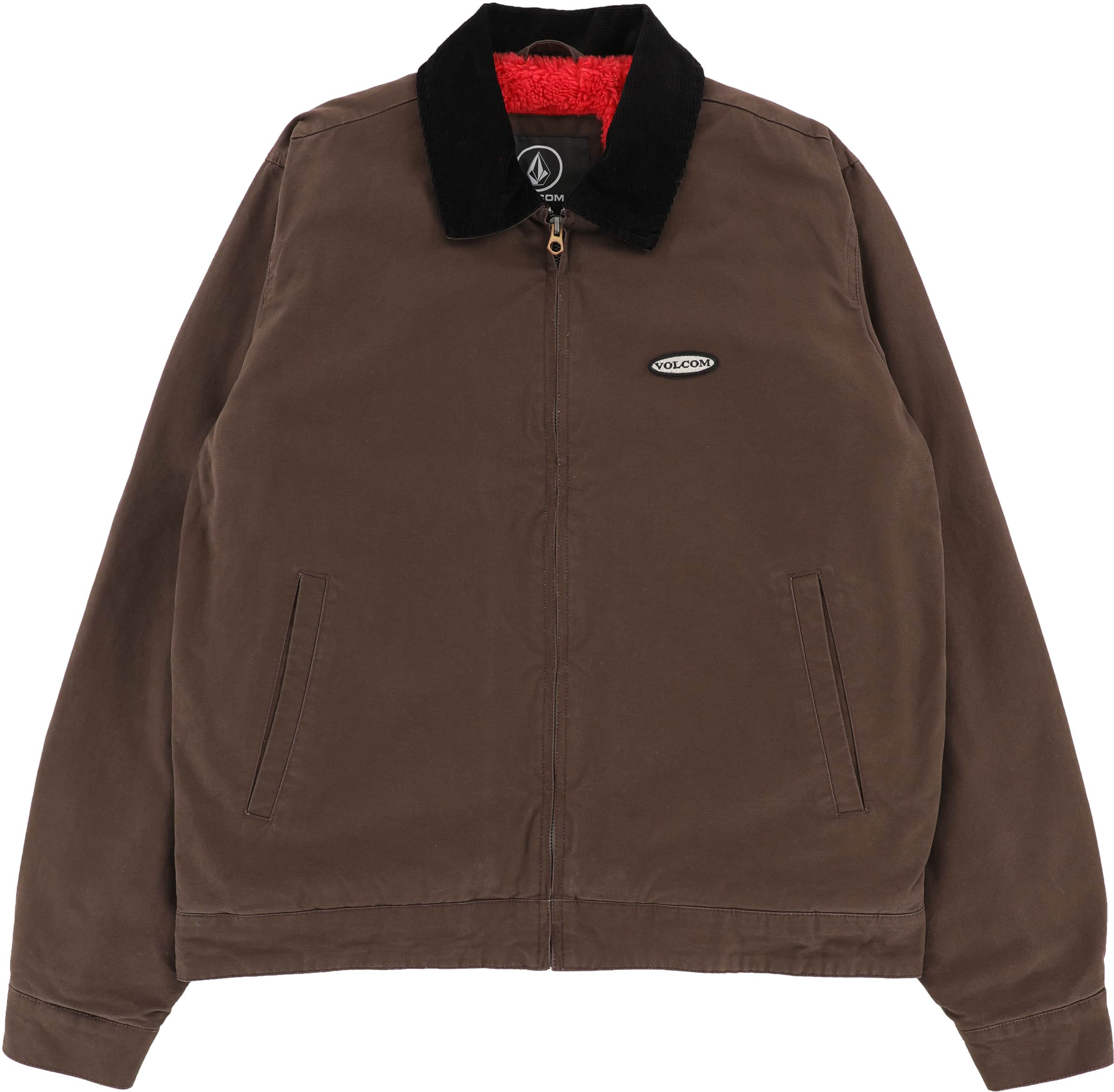 Volcom Voider Lined Jacket - dark brown | Tactics