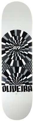 Flip Oliveira Optical 8.375 Skateboard Deck - view large
