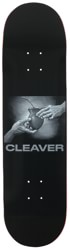Cleaver Sharing 8.5 Skateboard Deck - black