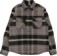 Brixton Bowery Heavyweight Flannel Shirt - black/beige