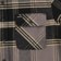 Brixton Bowery Heavyweight Flannel Shirt - black/beige - front detail