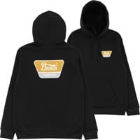 Brixton Linwood Hoodie - black/mustard