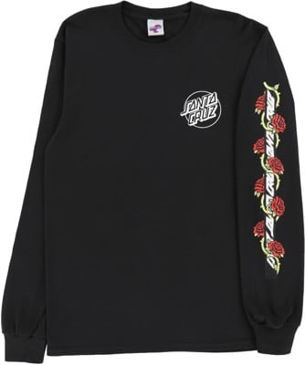 Santa Cruz Dressen Roses Vine Opus L/S T-Shirt - black | Tactics