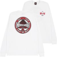 Independent Can't Be Beat L/S T-Shirt - white