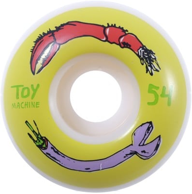 Toy Machine Fos Arms Skateboard Wheels - white/yellow (100a) - view large