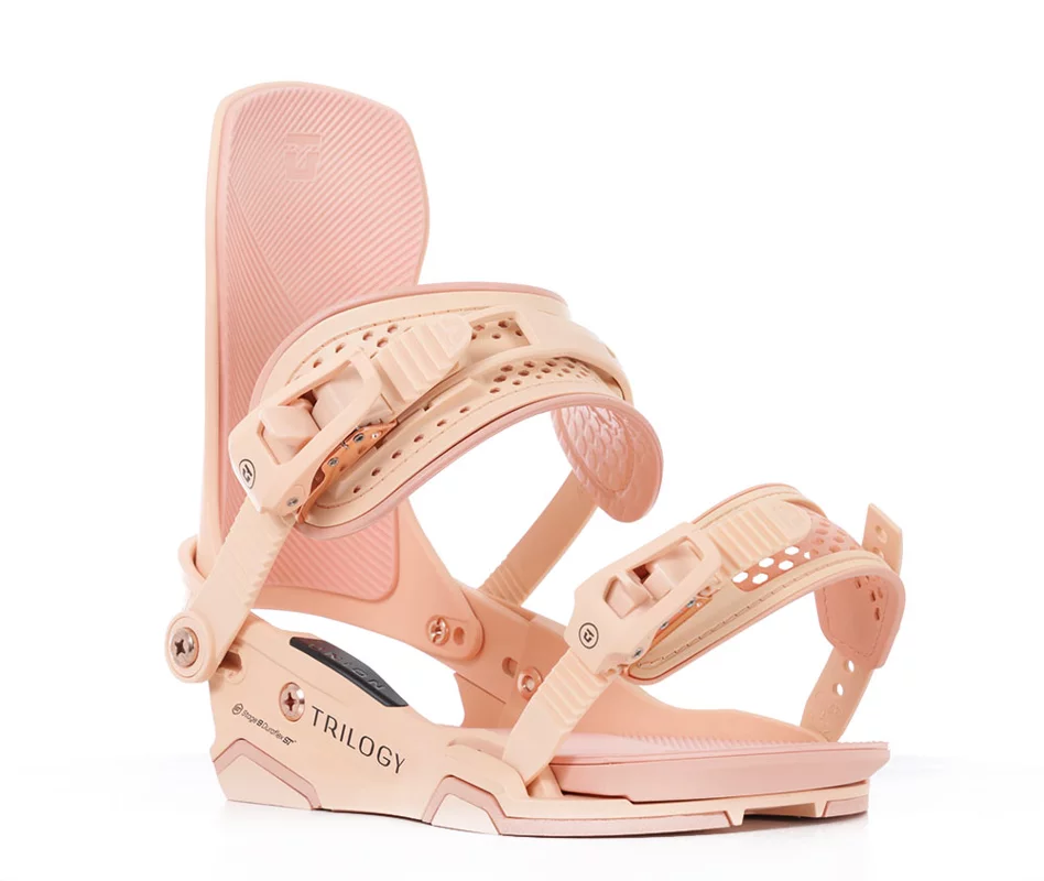 Union Women's Trilogy Snowboard Bindings 2024 - team pink