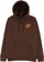 Santa Cruz Creep Dot Hoodie - brown - front