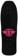 Powell Peralta Mike Vallely Elephant 9.85 Skateboard Deck - blacklight - top