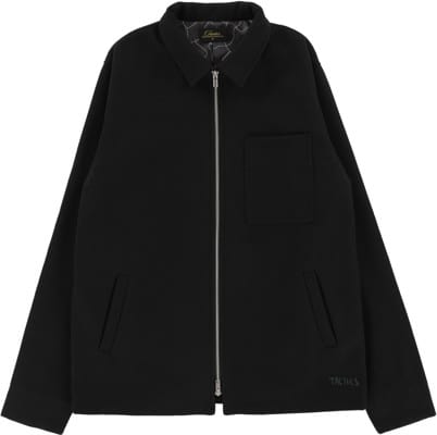 Tactics Flannel Shirt Jacket - (caterpillar) black - view large