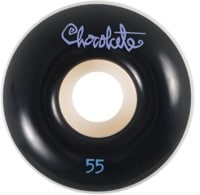 Chocolate OG Script Staple Shape Skateboard Wheels - white/black (99d)