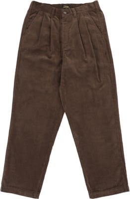 Tactics Buffet Pleated Corduroy Pants - chocolate - view large