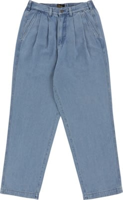 Tactics Buffet Pleated Denim Jeans - washed blue - view large