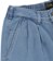 Tactics Buffet Pleated Denim Jeans - washed blue - front detail