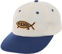 WKND Evo Fish Snapback Hat - natural/navy