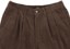 Tactics Buffet Pleated Corduroy Pants - chocolate - alternate front