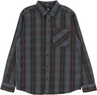 Volcom Heavy Twills Flannel Shirt - dark slate