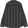 Volcom Heavy Twills Flannel Shirt - dark slate - reverse