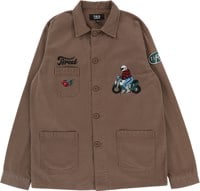 Tired Moto Field Jacket - chocolate chip