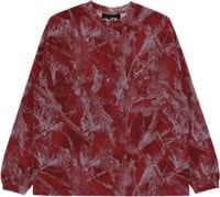 WKND Gradient Camo L/S T-Shirt - red