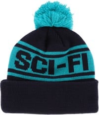 Sci-Fi Fantasy Sci-Fi Pom Beanie - navy/jade