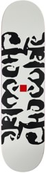Chocolate Roberts Ink Blot 8.25 Twin Tip Shape Skateboard Deck - white