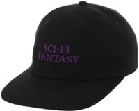 Sci-Fi Fantasy Logo Snapback Hat - black/purple