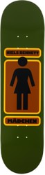 Girl Bennett 93 Til 8.25 Skateboard Deck - green/black 'mädchen'
