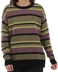 Volcom Women's Dede Lovelace Sweater - moss