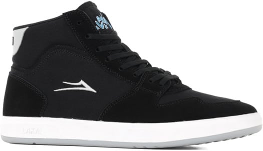 Lakai Villa Skate Shoes - black suede - view large
