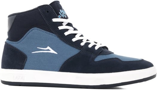 Lakai Villa Skate Shoes - slate/navy suede - view large