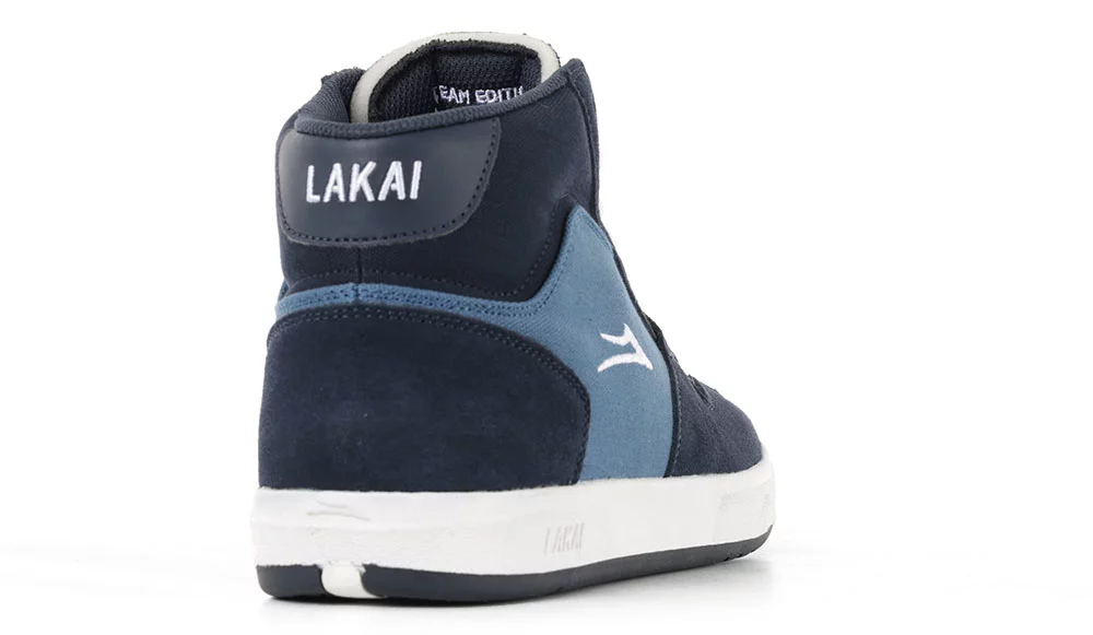 Lakai Villa Skate Shoes - slate/navy suede | Tactics