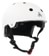 Triple Eight EPS Dual Certified Sweatsaver Skate Helmet - white matte