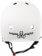 Triple Eight EPS Dual Certified Sweatsaver Skate Helmet - white matte - reverse