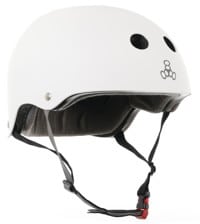 Triple Eight THE Certified Sweatsaver Skate Helmet - white matte