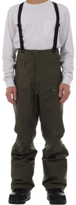 Patagonia PowSlayer Bibs Pants - basin green - view large