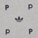 Adidas Pop Trading Co Classic T-Shirt - medium grey/collegiate navy - front detail