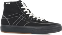 Vans Crockett Pro High Decon Skate Shoes - canvas black/black/white