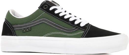 Vans Skate Old Skool Shoes - safari black/greenery - view large