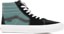 Vans Skate Sk8-Hi Shoes - safari black/teal