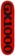 GX1000 OG Logo 8.75 Skateboard Deck - red